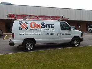 Contractor van graphics Northeast OH