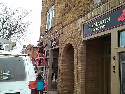Installing Exterior Building Signs Parma OH