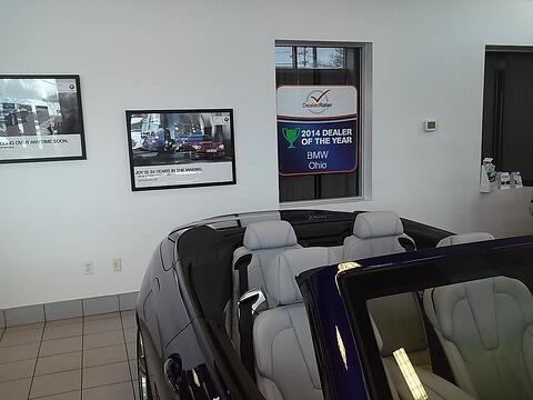 Window Graphics and Window Cling for Cleveland Auto Dealerships