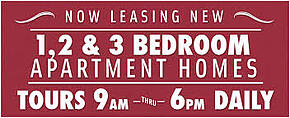 Apartment leasing banners Cleveland