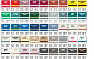 Office Signs Color Chart Cleveland, oh