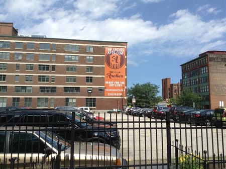 Building banner Cleveland Building banner Cleveland