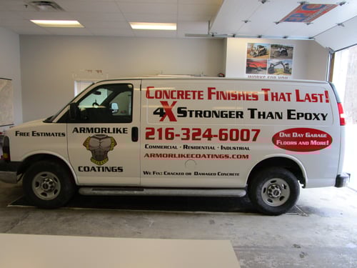 Business truck Lettering