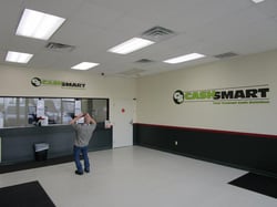 Wall lettering and decals