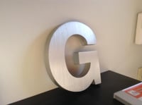 Cast Metal Letter Face