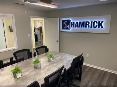 Hamrick Lighted Wall Sign