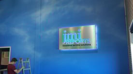 Inside business sign North Royalton, Oh