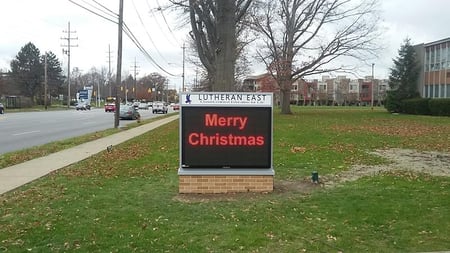 Message board signs