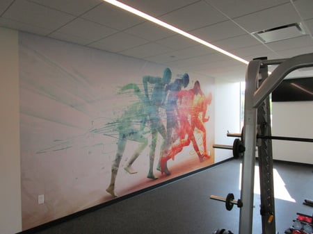 Work Out Room Wall Graphics