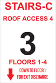 STAIRWELL red text EXAMPLE