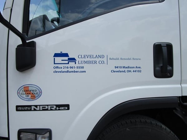 Cleveland Truck Lettering