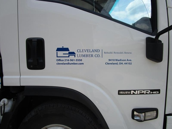 Large Truck Lettering